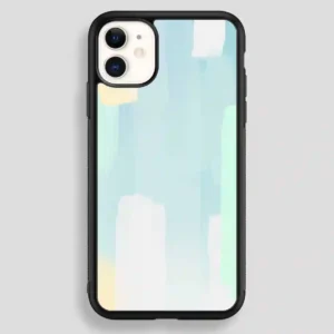 These Cool Toned Brush Strokes iPhone 12 Case