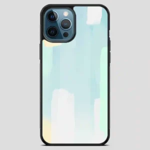 These Cool Toned Brush Strokes iPhone 12 Pro Max Case