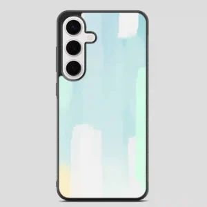 These Cool Toned Brush Strokes Samsung Galaxy S24 FE Case