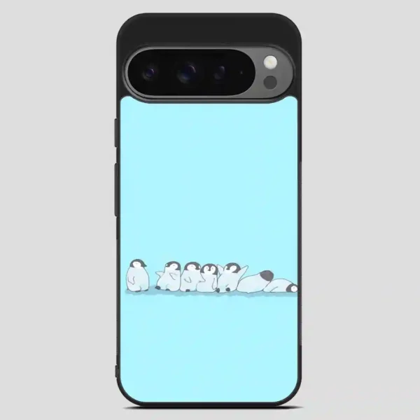 These Penguins That Are Basically A Chronological Depiction Of Your Week Google Pixel 9 Pro XL Case