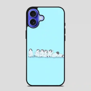 These Penguins That Are Basically A Chronological Depiction Of Your Week iPhone 16 Case