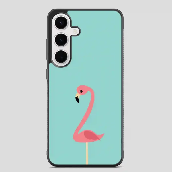 This Fancy Flamingo Samsung Galaxy S24 FE Case