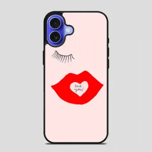 This Flirty Minimalist Message iPhone 16 Case