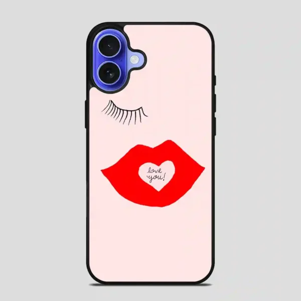 This Flirty Minimalist Message iPhone 16 Case