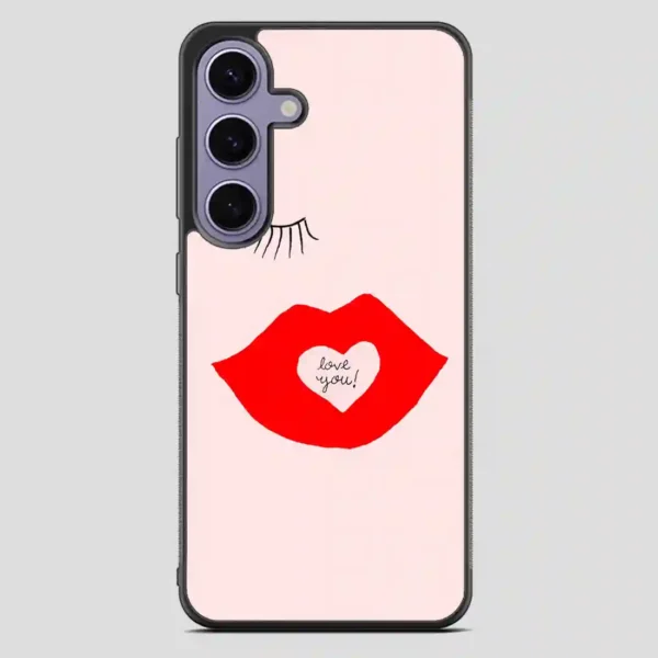 This Flirty Minimalist Message Samsung Galaxy S23 FE Case