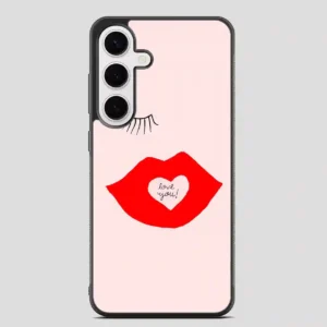 This Flirty Minimalist Message Samsung Galaxy S24 FE Case