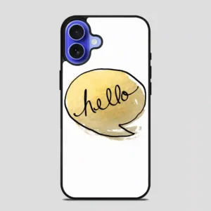 This Golden Greeting iPhone 16 Case