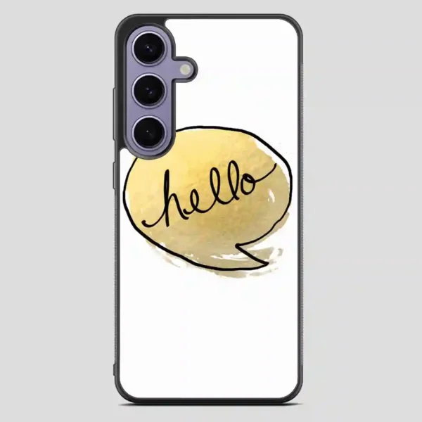 This Golden Greeting Samsung Galaxy S23 FE Case