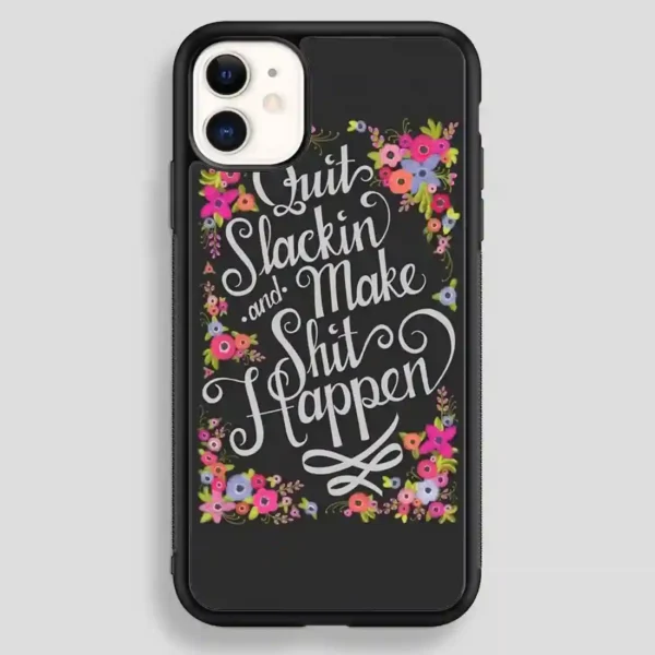This Pretty Pep Talk That Gets To The Point iPhone 12 Case
