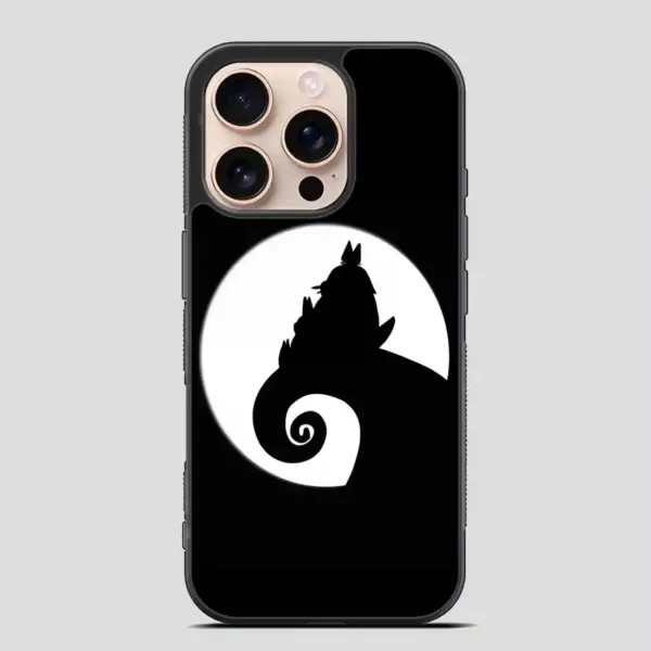 Totoro Black Style Vintage iPhone 16 Pro Case