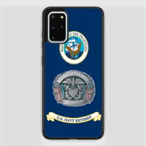 Us Navy Retired Samsung Galaxy S20 Plus Case