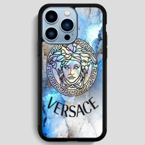 Versace Blue Art iPhone 13 Pro Max Case