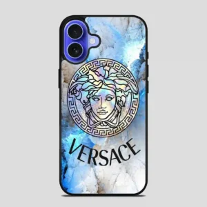 Versace Blue Art iPhone 16 Case