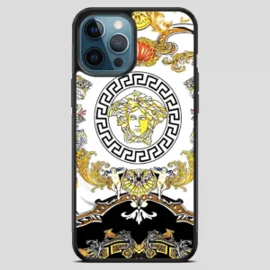 Versace Flower Collage iPhone 12 Pro Max Case