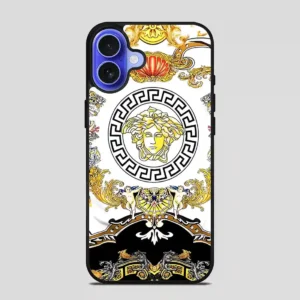 Versace Flower Collage iPhone 16 Case
