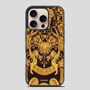 Versace Golden iPhone 16 Pro Case