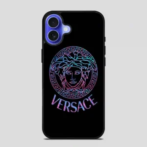 Versace Logo Galaxy iPhone 16 Case