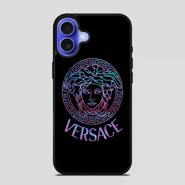 Versace Logo Galaxy iPhone 16 Case