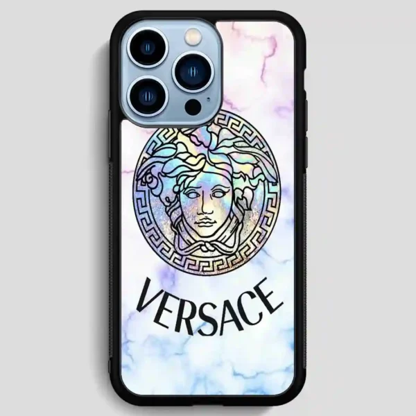 Versace Logo Marble iPhone 13 Pro Max Case
