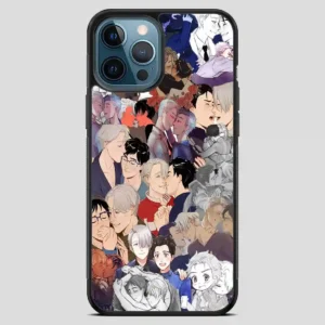 Victuri Collage Yuri On Ice iPhone 12 Pro Max Case