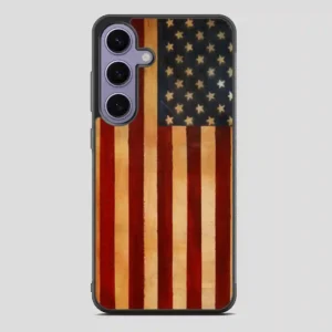 Vintage American Flag Samsung Galaxy S24 Case