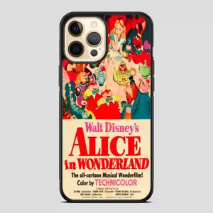 Vintage Disney Poster Alice In Wonderland iPhone 11 Pro Case