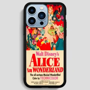 Vintage Disney Poster Alice In Wonderland iPhone 13 Pro Max Case