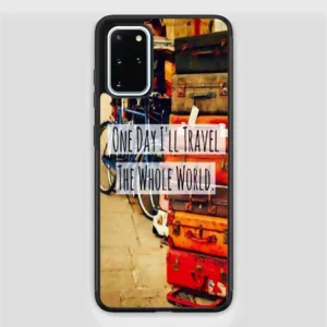 Vintage Travel Quote Samsung Galaxy S20 Plus Case