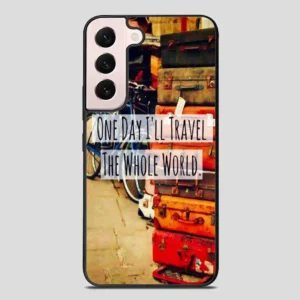 Vintage Travel Quote Samsung Galaxy S22 Plus Case