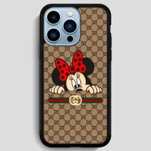 Wallpaper Gucci Minnie Mouse iPhone 13 Pro Max Case