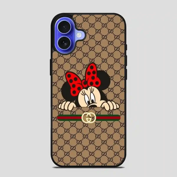 Wallpaper Gucci Minnie Mouse iPhone 16 Case