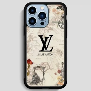 Wallpaper Lv Maps iPhone 13 Pro Max Case