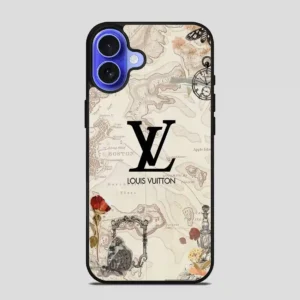 Wallpaper Lv Maps iPhone 16 Case