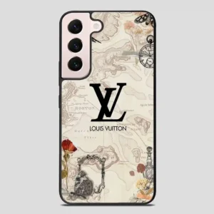 Wallpaper Lv Maps Samsung Galaxy S22 Plus Case