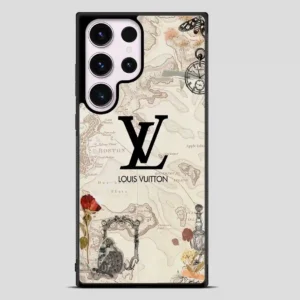 Wallpaper Lv Maps Samsung Galaxy S23 Ultra Case