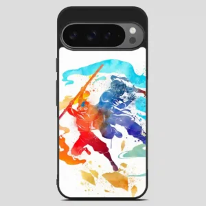 Watercolor Avatar Aang And Korra The Last Airbender The Legend Of Korra Google Pixel 9 Pro XL Case