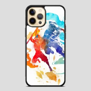Watercolor Avatar Aang And Korra The Last Airbender The Legend Of Korra iPhone 11 Pro Case