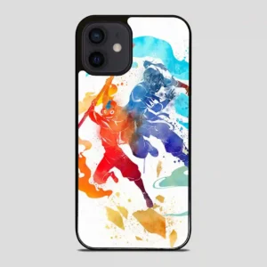 Watercolor Avatar Aang And Korra The Last Airbender The Legend Of Korra iPhone 12 Mini Case