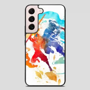 Watercolor Avatar Aang And Korra The Last Airbender The Legend Of Korra Samsung Galaxy S22 Plus Case