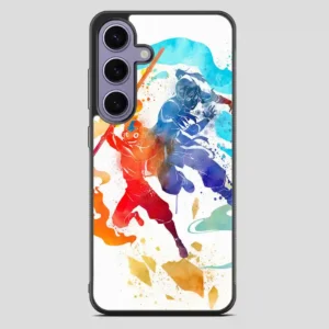 Watercolor Avatar Aang And Korra The Last Airbender The Legend Of Korra Samsung Galaxy S23 FE Case