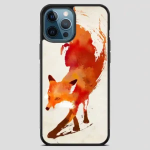 Watercolor Fox iPhone 12 Pro Max Case