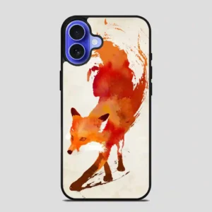 Watercolor Fox iPhone 16 Case
