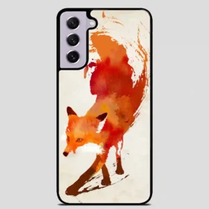 Watercolor Fox Samsung Galaxy S21 Case