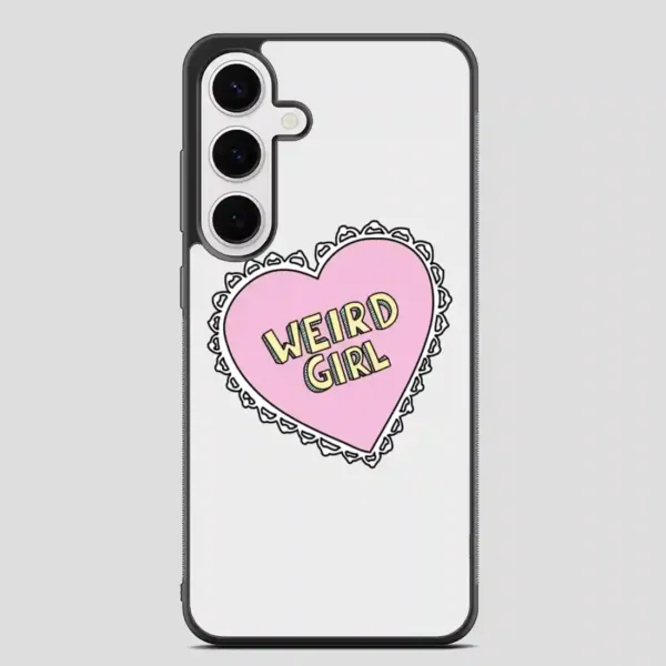 Weird Girl Heart Samsung Galaxy S24 Plus Case