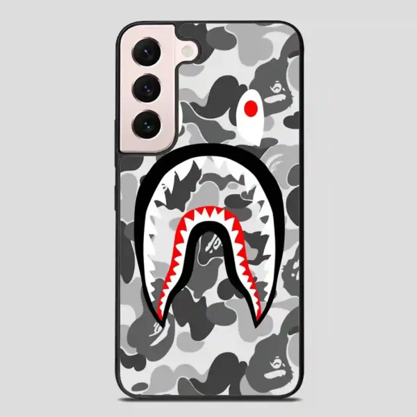 White Sark Pattern Samsung Galaxy S22 Plus Case