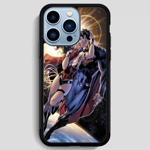 Wonder Woman Kiss Superman iPhone 13 Pro Max Case