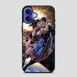 Wonder Woman Kiss Superman iPhone 16 Case