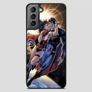 Wonder Woman Kiss Superman Samsung Galaxy S21 Plus Case