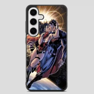 Wonder Woman Kiss Superman Samsung Galaxy S24 FE Case