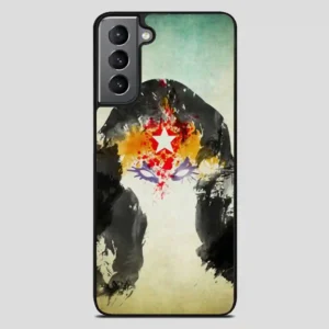 Wonder Woman Painting Watercolor Samsung Galaxy S21 Plus Case